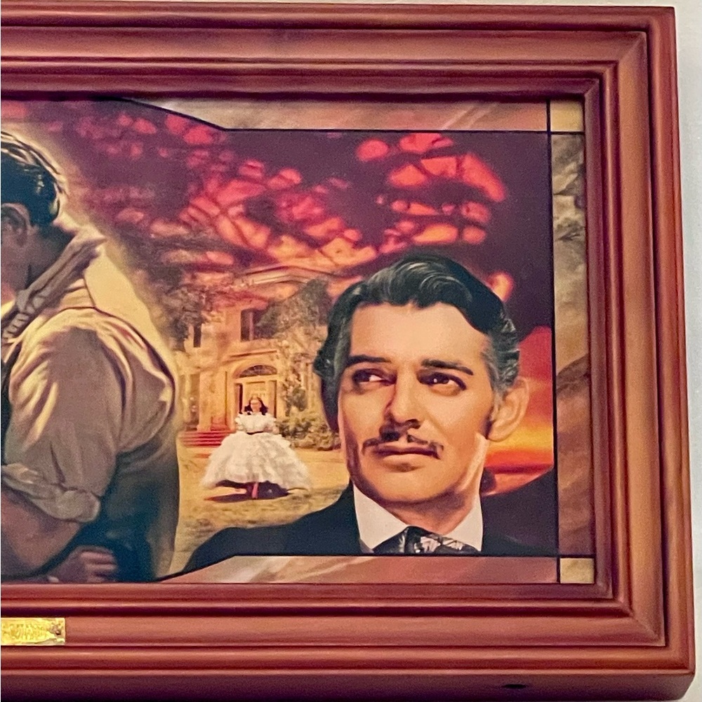 Gone With The Wind Framed Wall Panorama Limited Edition By Bradford Exchange - Picture 4 of 7